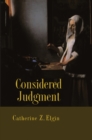 Considered Judgment - eBook