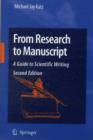 From Research to Manuscript : A Guide to Scientific Writing - eBook