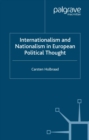 Internationalism and Nationalism in European Political Thought - eBook