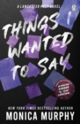 Things I Wanted To Say - Book
