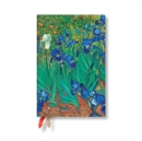 Van Gogh’s Irises Mini 12-month Horizontal Hardback Dayplanner 2025 (Elastic Band Closure) - Book