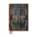 Michelangelo, Handwriting (Embellished Manuscripts Collection) Midi 12-month Vertical Hardback Dayplanner 2025 (Wrap Closure) - Book
