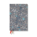 Granada Turquoise (Moorish Mosaic) Mini 12-month Horizontal Softcover Flexi Dayplanner 2025 (Elastic Band Closure) - Book