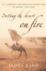 Setting the Desert on Fire : T.E. Lawrence and Britain's Secret War in Arabia, 1916-18 - eBook
