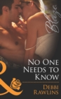 No One Needs To Know - eBook