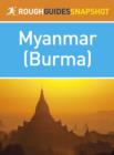 Rough Guide Snapshot Myanmar (Burma) - eBook
