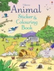 Animal Sticker and Colouring Book - Book