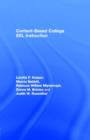 Content-Based College ESL Instruction - eBook