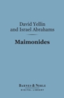 Maimonides (Barnes & Noble Digital Library) - eBook