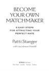 Become Your Own Matchmaker : 8 Easy Steps for Attracting Your Perfect Mate - eBook