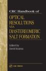 CRC Handbook of Optical Resolutions via Diastereomeric Salt Formation - eBook