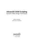 AdvancED DOM Scripting : Dynamic Web Design Techniques - eBook