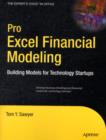 Pro Excel Financial Modeling : Building Models for Technology Startups - eBook