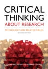 Critical Thinking About Research : Psychology and Related Fields - Book