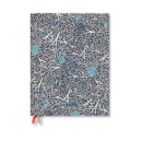 Granada Turquoise (Moorish Mosaic) Ultra Vertical 12-month Dayplanner 2024 (Elastic Band Closure) - Book