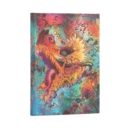 Humming Dragon (Android Jones Collection) Midi Unlined Hardcover Journal - Book
