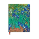 Van Gogh’s Irises Mini Unlined Hardback Journal (Elastic Band Closure) - Book