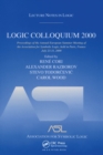 Logic Colloquium 2000 (hardcover) : Lecture Notes in Logic, 19 - eBook