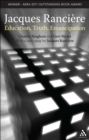 Jacques Ranciere: Education, Truth, Emancipation - eBook