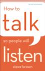How to Talk So People Will Listen - eBook