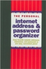 Internet Address Password Log Black - Book