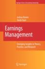 Earnings Management : Emerging Insights in Theory, Practice, and Research - Book