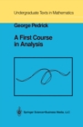 A First Course in Analysis - eBook