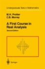 A First Course in Real Analysis - eBook