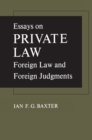 Essays on Private Law : Foreign Law and Foreign Judgments - eBook