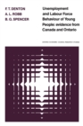 Unemployment and Labour Force Behaviour of Young People : Evidence from Canada and Ontario - eBook