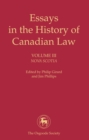 Essays in the History of Canadian Law : Nova Scotia - eBook