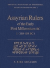 Assyrian Rulers of the Early First Millennium BC I (1114-859 BC) - eBook