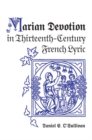 Marian Devotion in Thirteenth-Century French Lyric - eBook