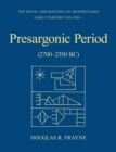 Presargonic Period : Early Periods, Volume 1 (2700-2350 BC) - eBook