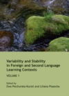 None Variability and Stability in Foreign and Second Language Learning Contexts : Volume 1 - eBook
