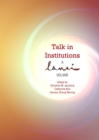 None Talk in Institutions : A LANSI Volume - eBook
