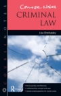 Course Notes: Criminal Law - Book