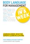 Body Language for Management in a Week: Teach Yourself - eBook