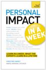 Personal Impact at Work in a Week: Teach Yourself Ebook Epub : Teach Yourself - eBook