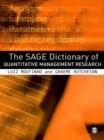 The SAGE Dictionary of Quantitative Management Research - eBook
