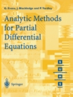 Analytic Methods for Partial Differential Equations - eBook
