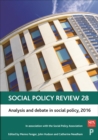 Social policy review 28 : Analysis and debate in social policy, 2016 - eBook
