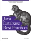 Java Database Best Practices : Persistence Models and Techniques for Java Database Programming - eBook