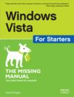 Windows Vista for Starters: The Missing Manual : The Missing Manual - eBook
