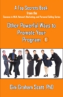 Top Secrets for Other Powerful Ways to Promote Your Program - eBook