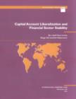 Capital Account Liberalization and Financial Sector Stability - eBook