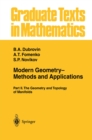Modern Geometry- Methods and Applications : Part II: The Geometry and Topology of Manifolds - eBook