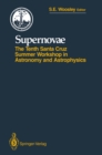 Supernovae : The Tenth Santa Cruz Workshop in Astronomy and Astrophysics, July 9 to 21, 1989, Lick Observatory - eBook