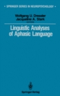 Linguistic Analyses of Aphasic Language - eBook