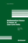Mathematical Essays in honor of Gian-Carlo Rota - eBook